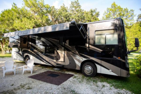 River Safaris, Stationary Class A Motorcoach, Old Homosassa